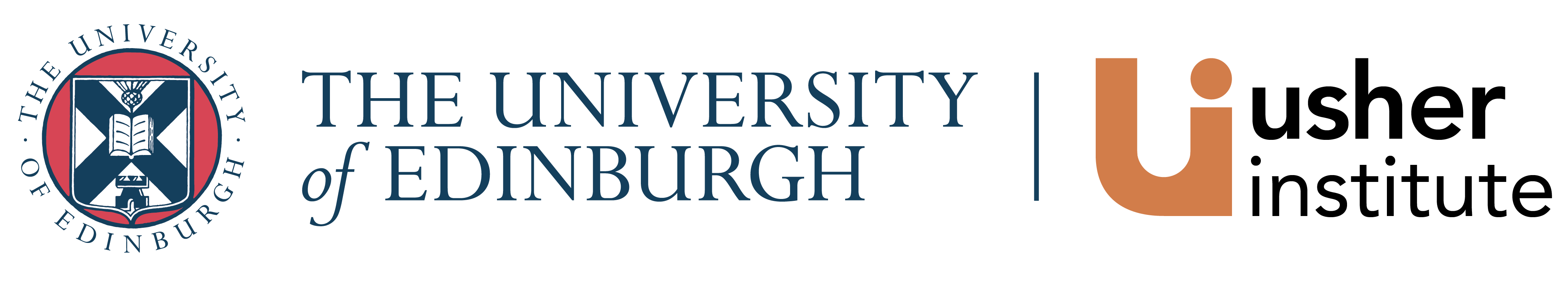 Landscape logo for the Usher Institute, The University of Edinburgh