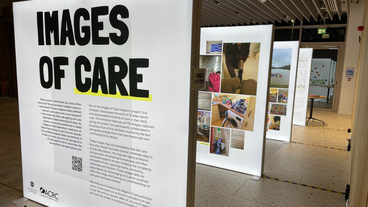 Images of Care display