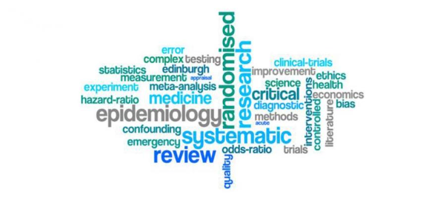 Research methods course word cloud logo