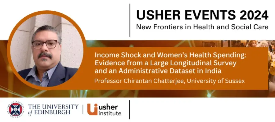 New Frontiers in Health and Social Care, Usher Events 2024, Income shock and women's health spending
