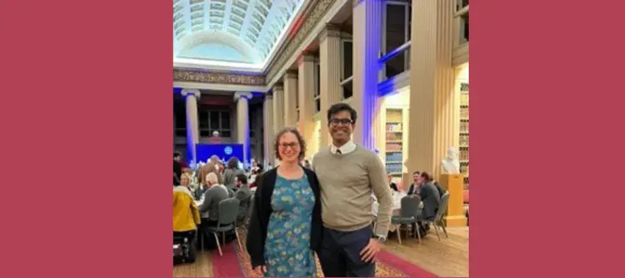Photograph of Professor Susan Shenkin and Dr Ian Perera
