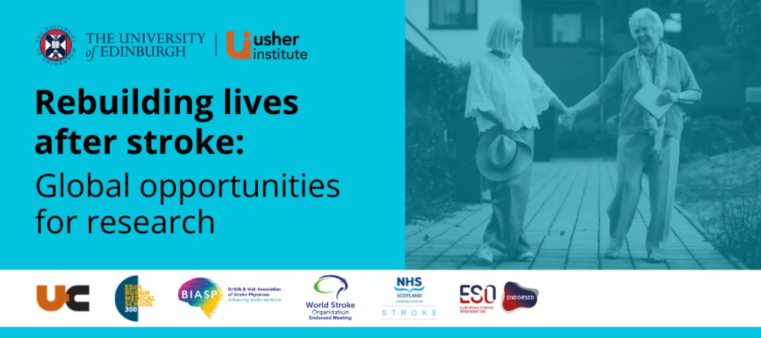 Event graphic for Rebuilding lives after stroke: Global opportunities for research