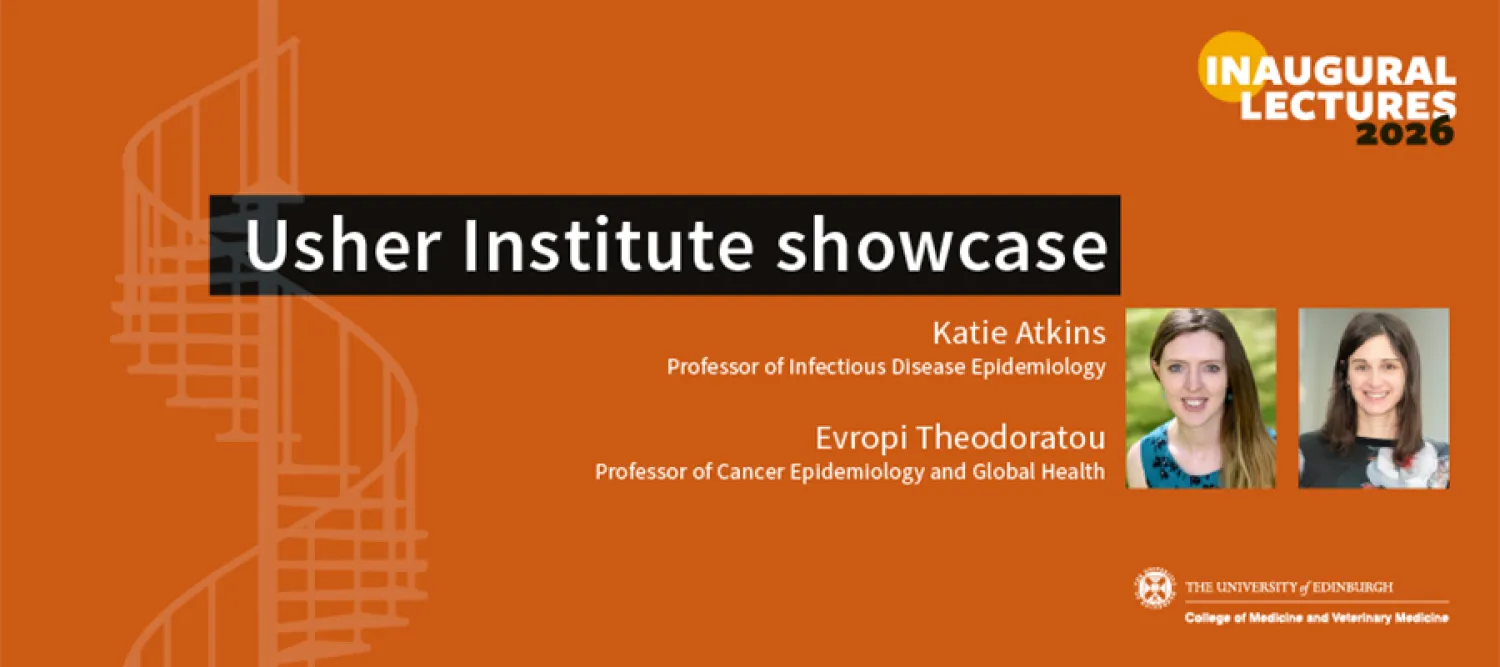 Usher Institute Showcase Inaugural lecture 2026