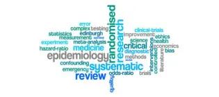 Research methods course word cloud logo