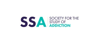 The logo of Society for the Study of Addiction.