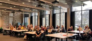 Photograoh of all the attendees of the Scottish Ageing Forum
