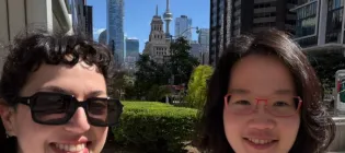 Szu-Chia and Deniz in sunny Toronto
