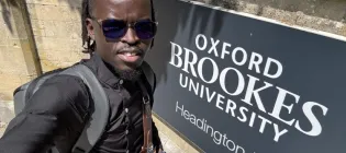 Wanok outside Oxford Brookes University