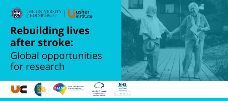 Event graphic for Rebuilding lives after stroke: Global opportunities for research