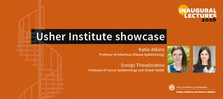 Usher Institute Showcase Inaugural lecture 2026