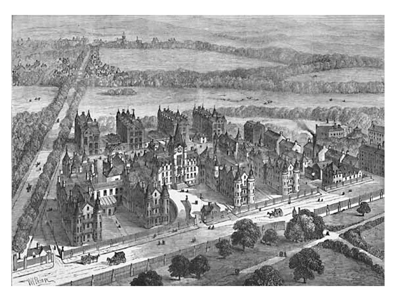 engraving of ERI 3rd site