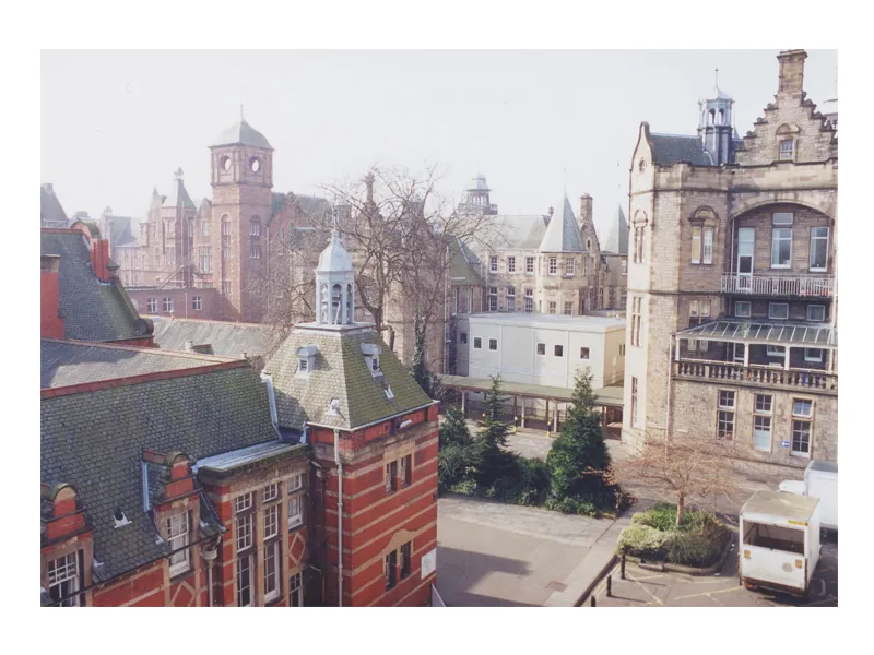 The Red Home and Anaesthetics building old ERI colour