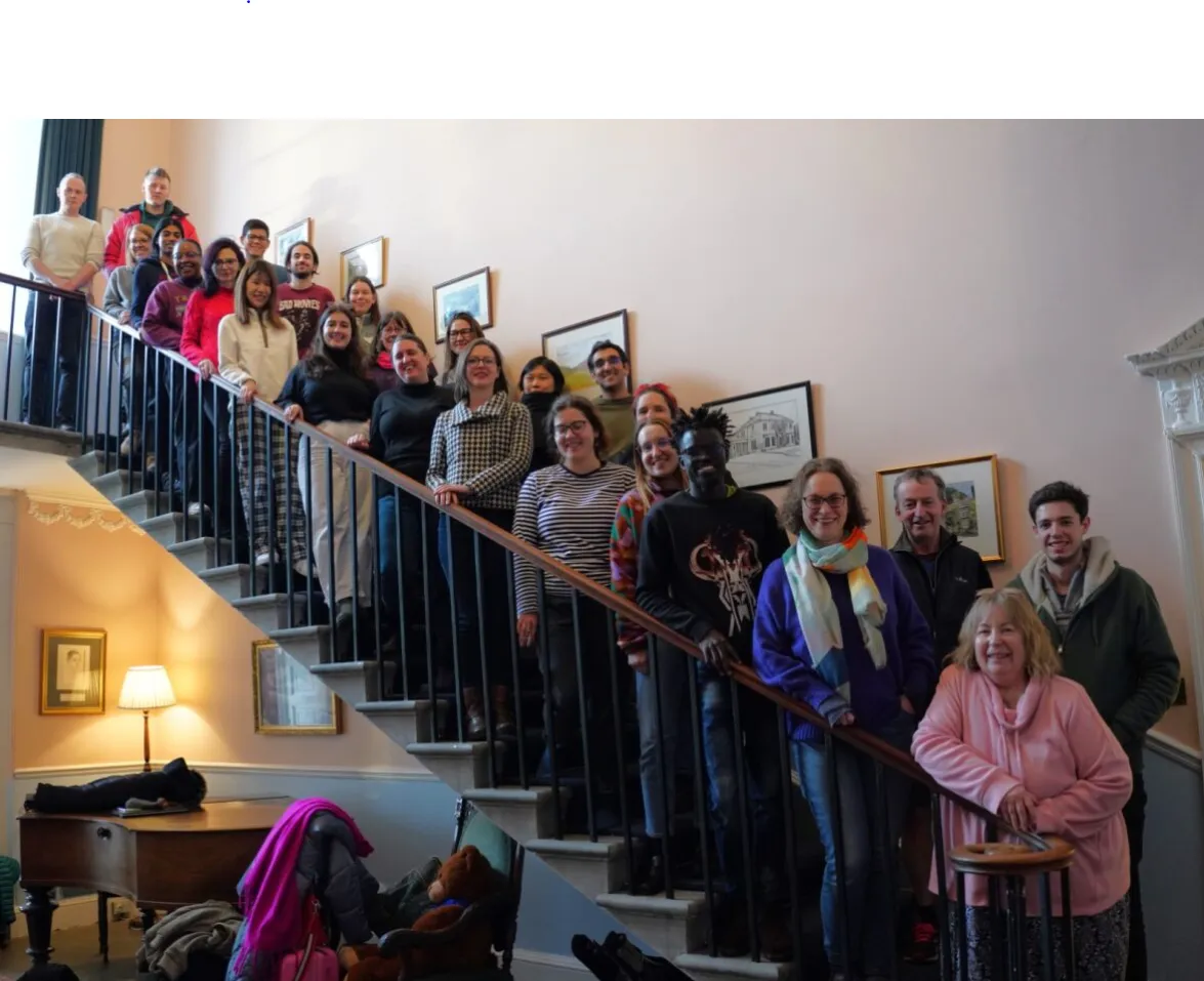 Academy staff and students