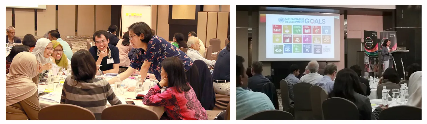 Sustainability workshop and Celina Gorre delivering keynote 