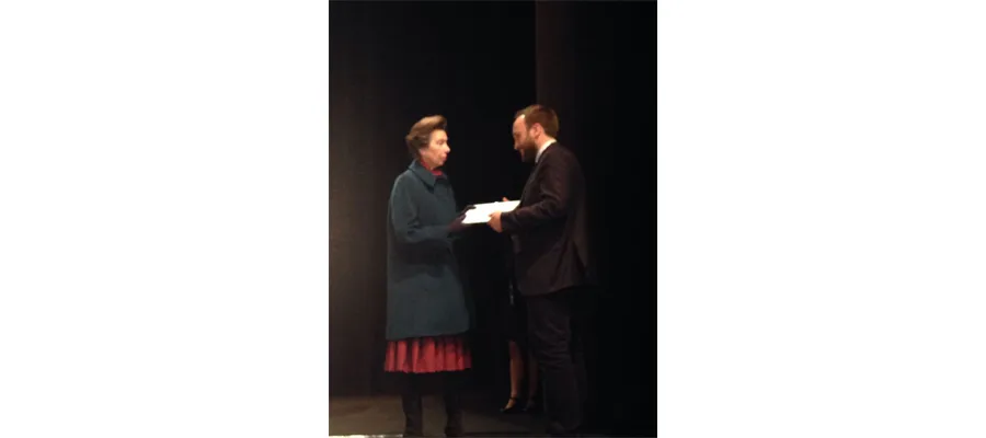 Dr Tom Craven and HRH the Princess Royal