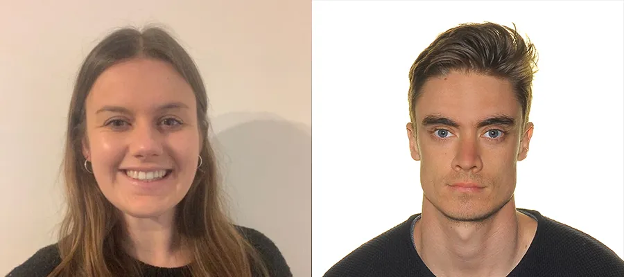 Centre Representative 2021, Jasmine Hine and Deputy Centre Representative 2021, Mats Stage Baxter