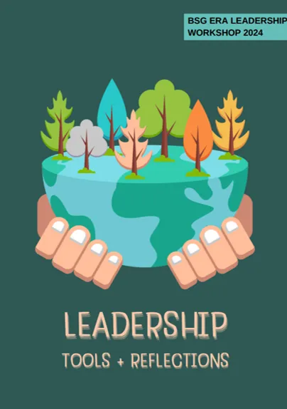 front cover of leadership booklet