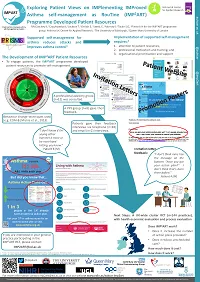 IMP2ART Exploring Patient Views on Resources poster