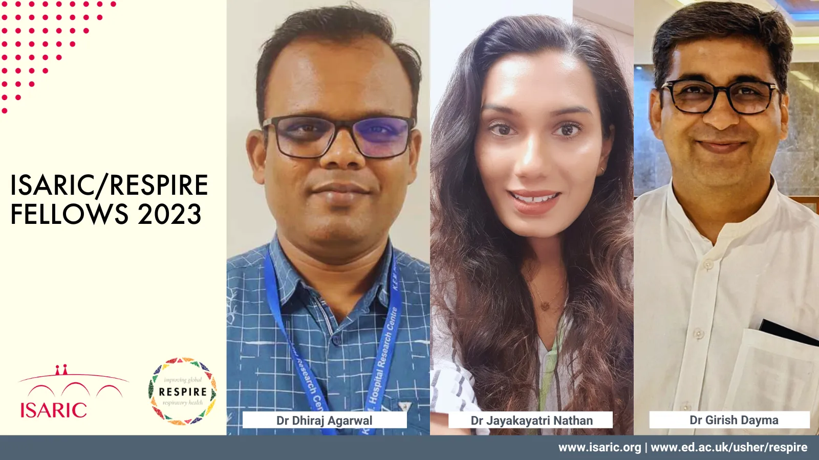 Photos of ISARIC/RESPIRE Fellows