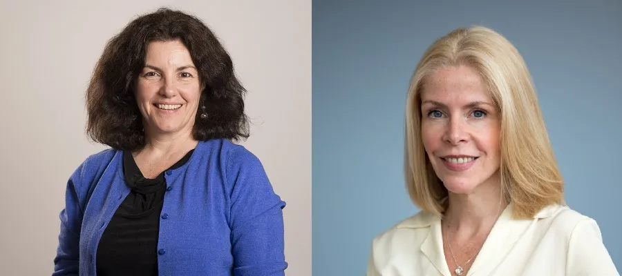 Liz Grant and Linda Bauld