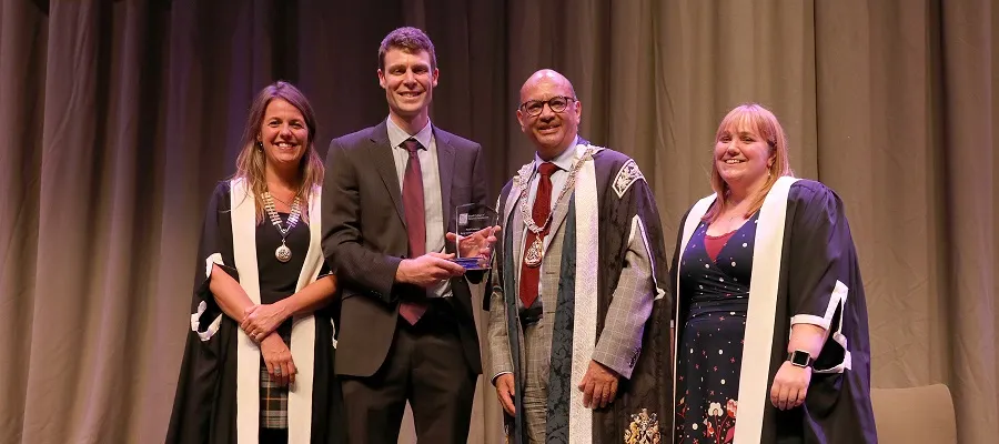 Luke Daines receives RCGP Scotland Award 2019
