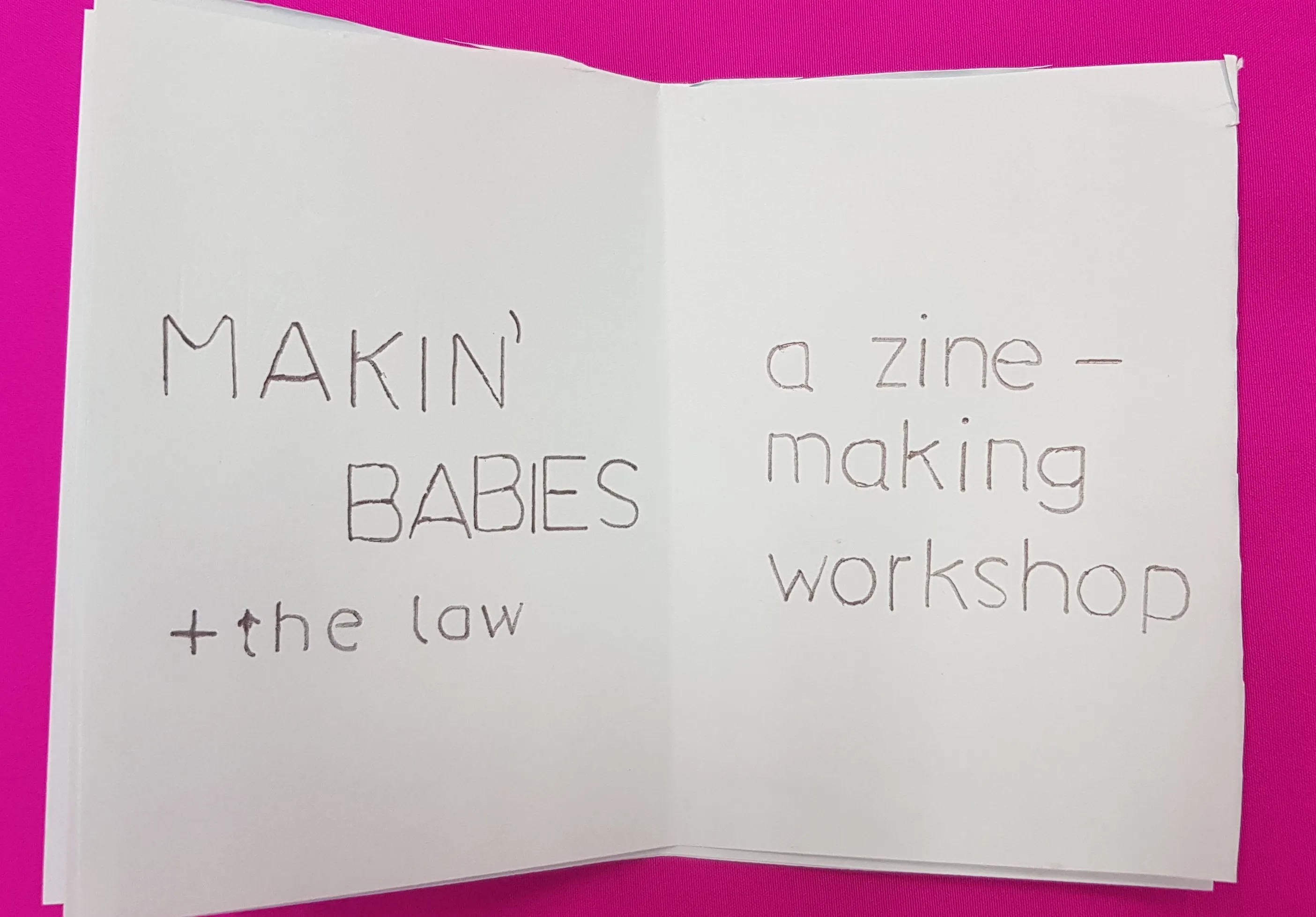 image of a zine 