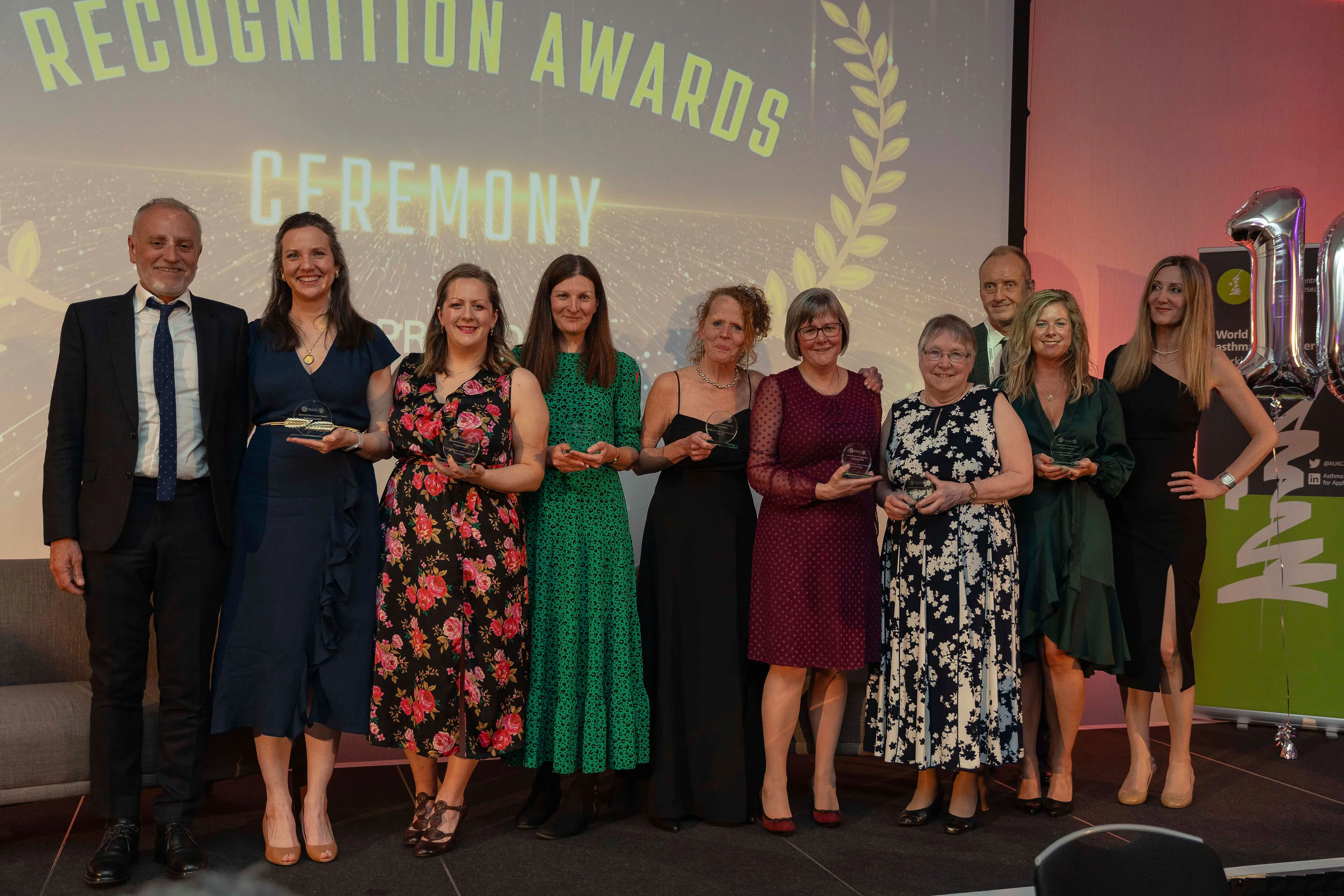 Winners of the Asthma UK Centre for Applied Research Recognition Awards