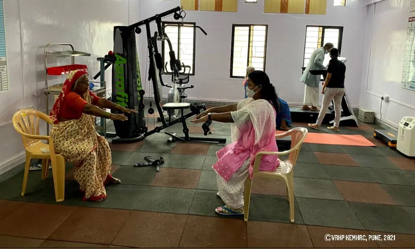 Pulmonary rehabilitation at the new Centre