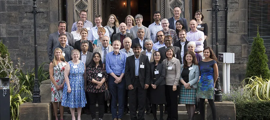 RESPIRE team pictured outside the University of Edinburgh