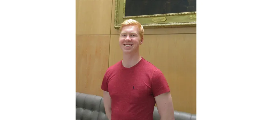 Ruaraidh Campbell smiling at the camera