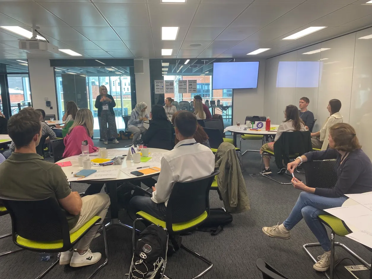 ART Workshop listenint to presentation