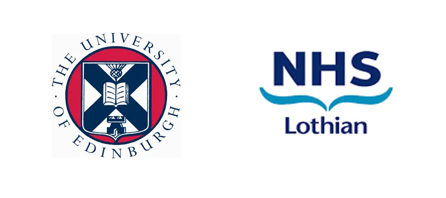 The University of Edinburgh and NHS Lothian logos