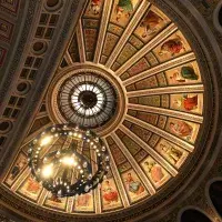 ceiling of McEwan hall