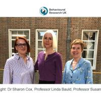 Sharon Cox, Linda Bauld and Susan Michie pictured