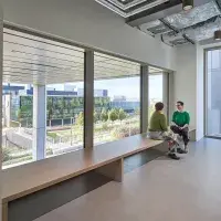Usher Building Seating Area - Floor 1 | ©Hufton+Crow