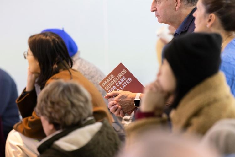 Audience at exhibition