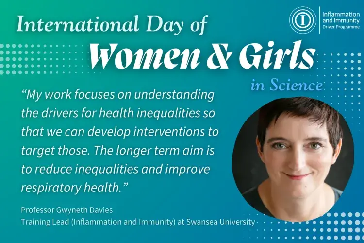 “My work focuses on understanding the drivers for health inequalities so that we can develop interventions to target those. The longer term aim is to reduce inequalities and improve respiratory health.”
