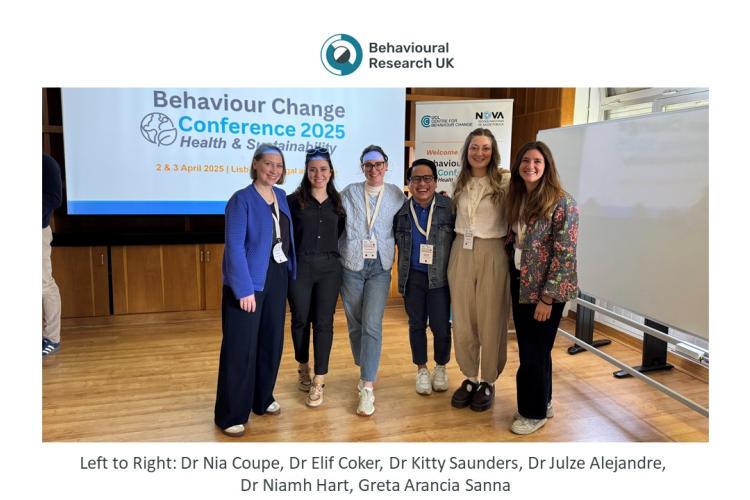 Nia Coupe, Elif Coker, Kitty Saunders, Julze Alejandre, Niamh Hart and Greta Sanna pictured in a meeting room