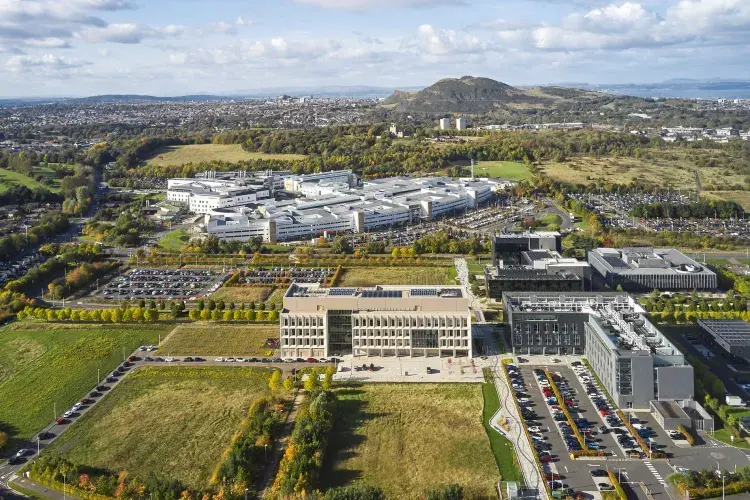 Overhead Shot of the Edinburgh BioQuarter | ©Hufton+Crow
