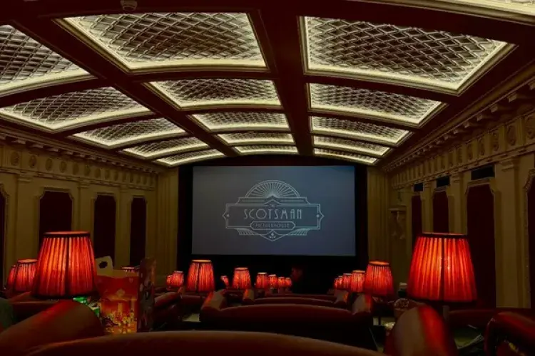 Photograph of inside The Scotsman cinema