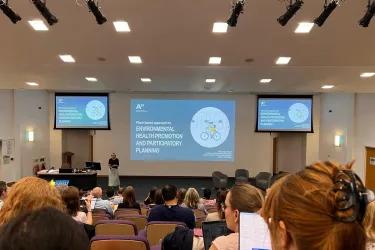 Professor Marketta Kytta giving her Keynote speech at IAPS 2026