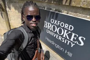 Wanok outside Oxford Brookes University