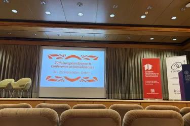 A view of the stage at the FEANTSA conference