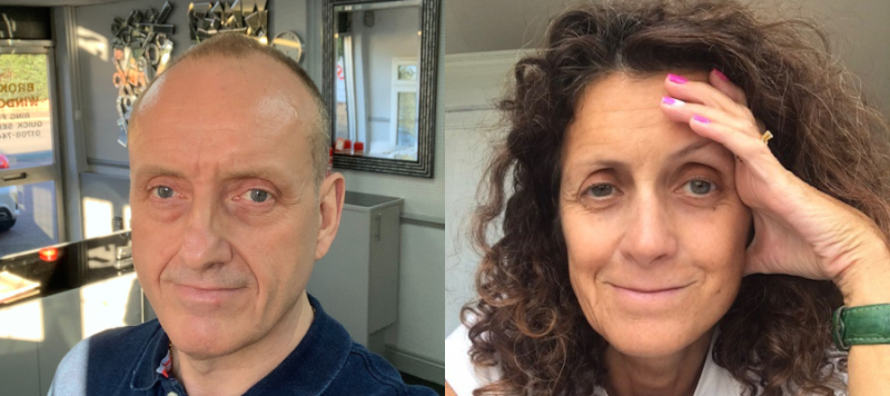 Bill Day (L) and Noelle Morgan (R)