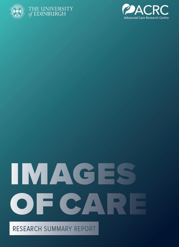 Front cover of images of care summary report