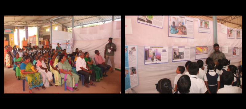 Photographs from the dissemination workshop in Kilalathur village on 01 August 2024