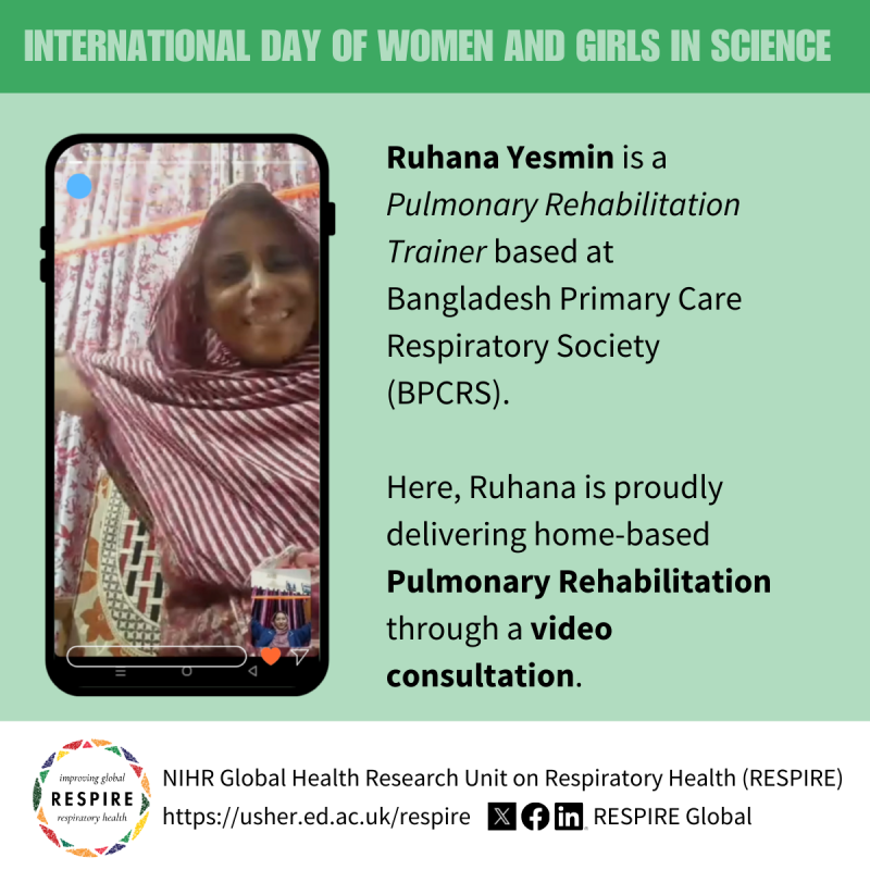 Graphic showing Ruhana Yesmin and her quote