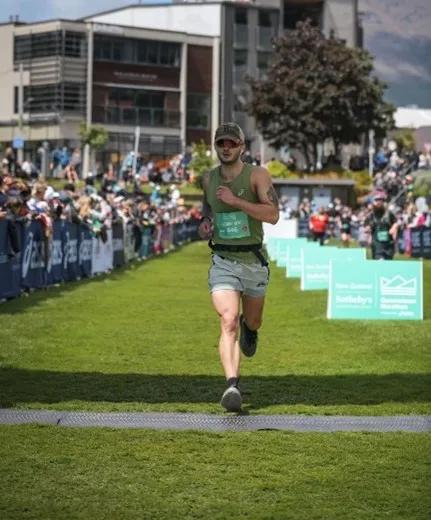 Jonny Flint particpated in the Queenstown Marathon in New Zealand