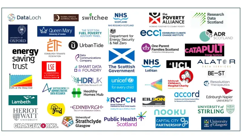 Numerous logos of organisations who attended the Usher Connects: Health Homes, Healthy Kids event