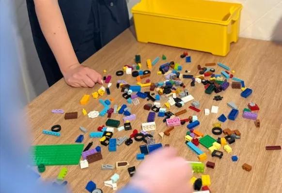Lego on table